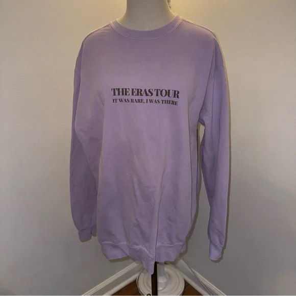 Comfort Colors Large Purple Taylor Swift Eras Tour Nashville Sweatshirt - Picture 2 of 6